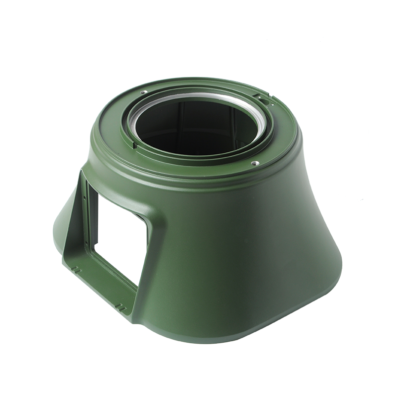 섬유 기계 부품은 정확하게 가공 및 분말 코팅